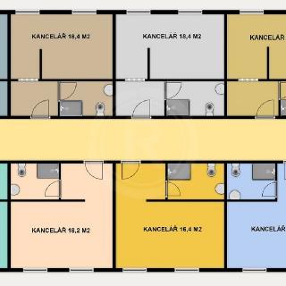 Pronájem kanceláře 180 m² Rudolfov