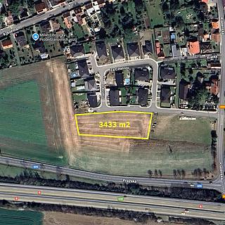 Prodej komerčního pozemku 3433 m&sup2; Pletený Újezd