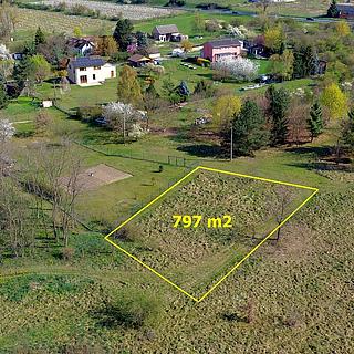 Prodej stavební parcely 797 m&sup2; Mělník