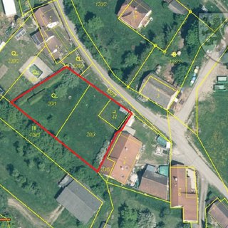 Prodej stavební parcely 1 072 m² Blatná