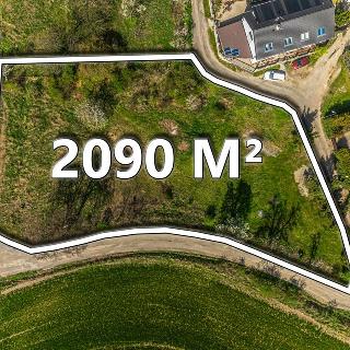 Prodej stavební parcely 2 090 m² Dřetovice