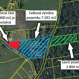 Prodej stavební parcely 10095 m&sup2; Hranice
