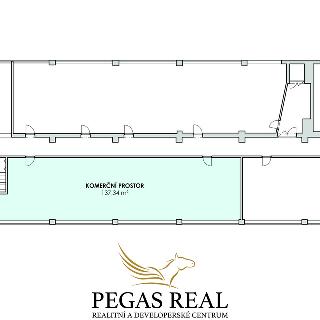 Pronájem obchodu 137 m² Brno, Sokolova