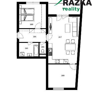 Prodej bytu 3+kk 74 m² Nýrsko, Náměstí