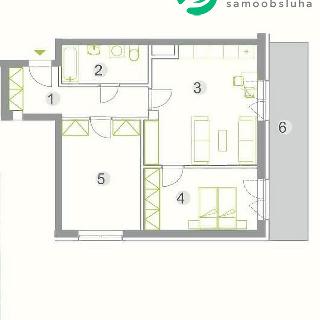 Prodej bytu 3+1 71 m² Olomouc, Křižíkova