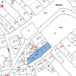 Prodej stavební parcely 575 m² Stárkov