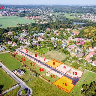 Prodej stavební parcely 800 m² Louňovice