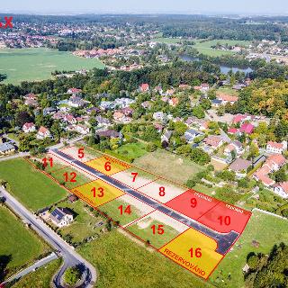 Prodej stavební parcely 800 m² Louňovice