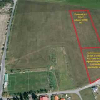 Prodej komerčního pozemku 18 990 m² Klínec
