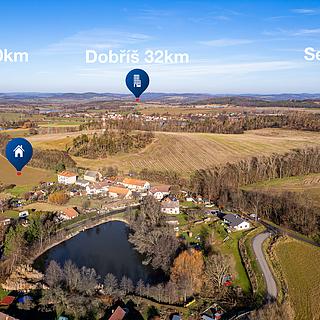 Prodej stavební parcely 1006 m&sup2; Sedlčany