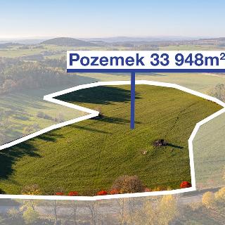 Prodej stavební parcely 32 752 m² Kovářov