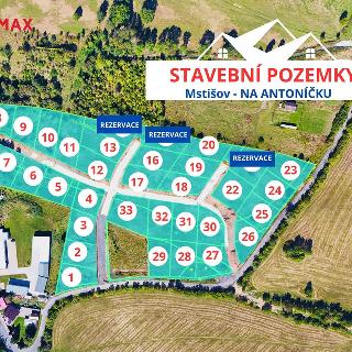 Prodej stavební parcely 737 m² Dubí