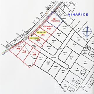 Prodej stavební parcely 1364 m² Týnec nad Labem