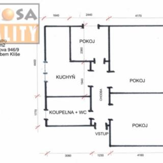 Prodej bytu 3+1 61 m² Ústí nad Labem Klíše, Štefánikova