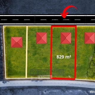 Prodej stavební parcely 829 m² Albrechtice nad Vltavou, 