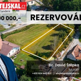 Prodej stavební parcely 1 012 m² Trhové Sviny