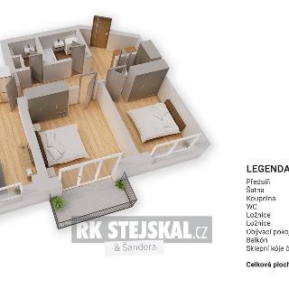 Prodej bytu 3+kk 79 m² České Budějovice, Na Zlaté stoce