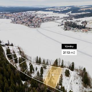 Prodej stavební parcely 3 113 m² Přední Výtoň