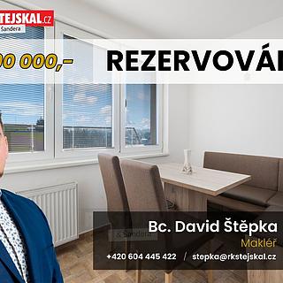 Prodej bytu 1+1 43 m&sup2; České Velenice