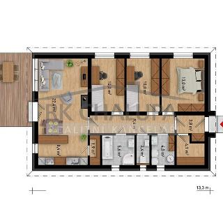 Prodej rodinného domu 104 m² Hosín