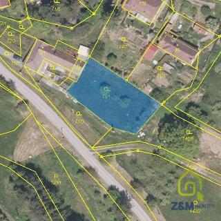 Prodej stavební parcely 693 m² Dvory