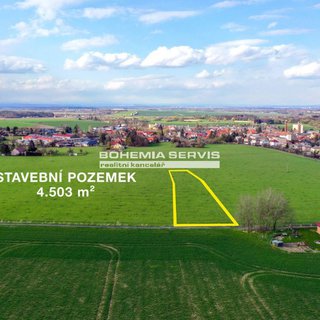 Prodej stavební parcely 4503 m² Heřmanův Městec