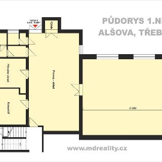 Prodej ostatního komerčního prostoru 420 m² Třebíč, Alšova