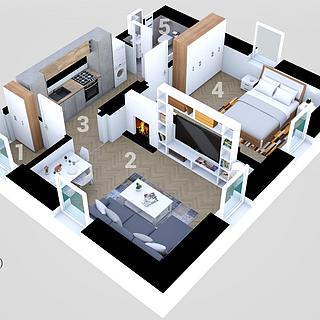 Prodej bytu 2+1 52 m&sup2; Hrádek nad Nisou