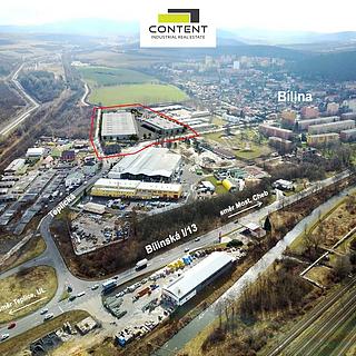 Pronájem skladu 3000 m&sup2; Bílina
