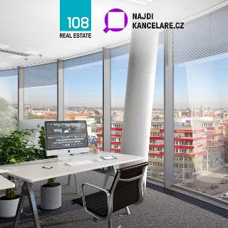 Pronájem kanceláře 1 440 m² Praha, Plzeňská