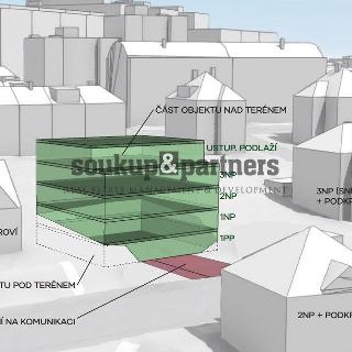 Prodej stavební parcely 955 m² Praha, Vysočanská