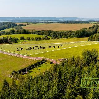 Prodej stavební parcely 9 365 m² Úhlejov