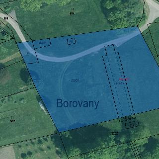 Prodej stavební parcely 6 340 m² Borovany, 