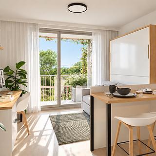 Prodej bytu 1+kk, garsoniery 33 m&sup2; Praha