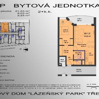 Prodej bytu 2+kk 64 m² Třeboň, Lázeňská