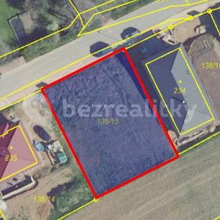 Prodej stavební parcely 778 m² Stašov, 