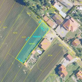 Prodej stavební parcely 1222 m² Babice u Rosic