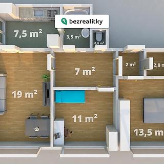 Prodej bytu 3+1 69 m&sup2; Brno