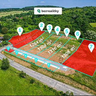 Prodej stavební parcely 1310 m&sup2; Ludkovice