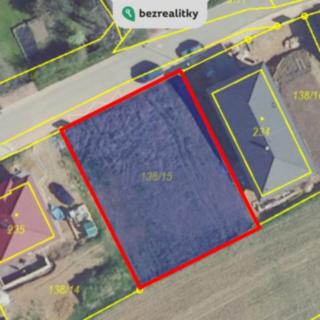 Prodej stavební parcely 778 m² Stašov