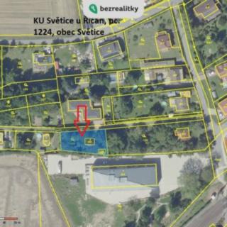 Prodej stavební parcely 573 m² Světice