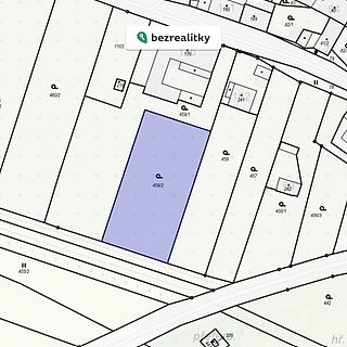 Prodej stavební parcely 1800 m&sup2; Vanovice