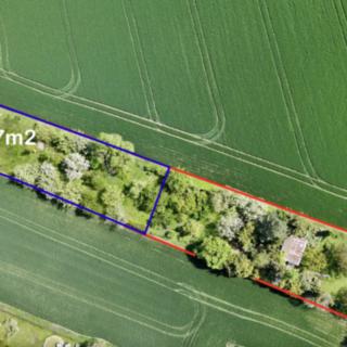 Prodej stavební parcely 1097 m&sup2; Vřesovice