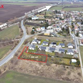 Prodej stavební parcely 1 346 m² Křelov-Břuchotín, 