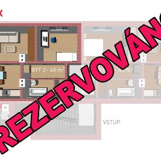 Prodej bytu 2+1 48 m² Vražné, 