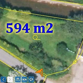 Prodej stavební parcely 594 m&sup2; Praha
