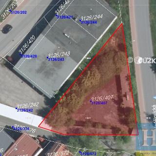 Pronájem komerčního pozemku 1 000 m² Pelhřimov, Hodějovická