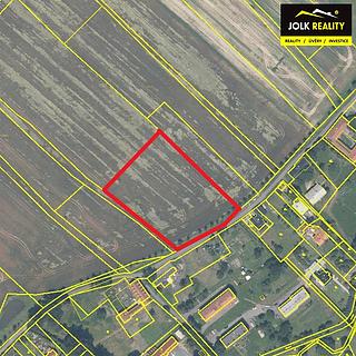 Prodej stavební parcely 7268 m&sup2; Bělotín