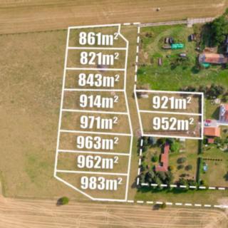 Prodej stavební parcely 921 m&sup2; Velký Bor