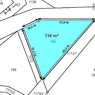 Prodej stavební parcely 734 m² Dubí